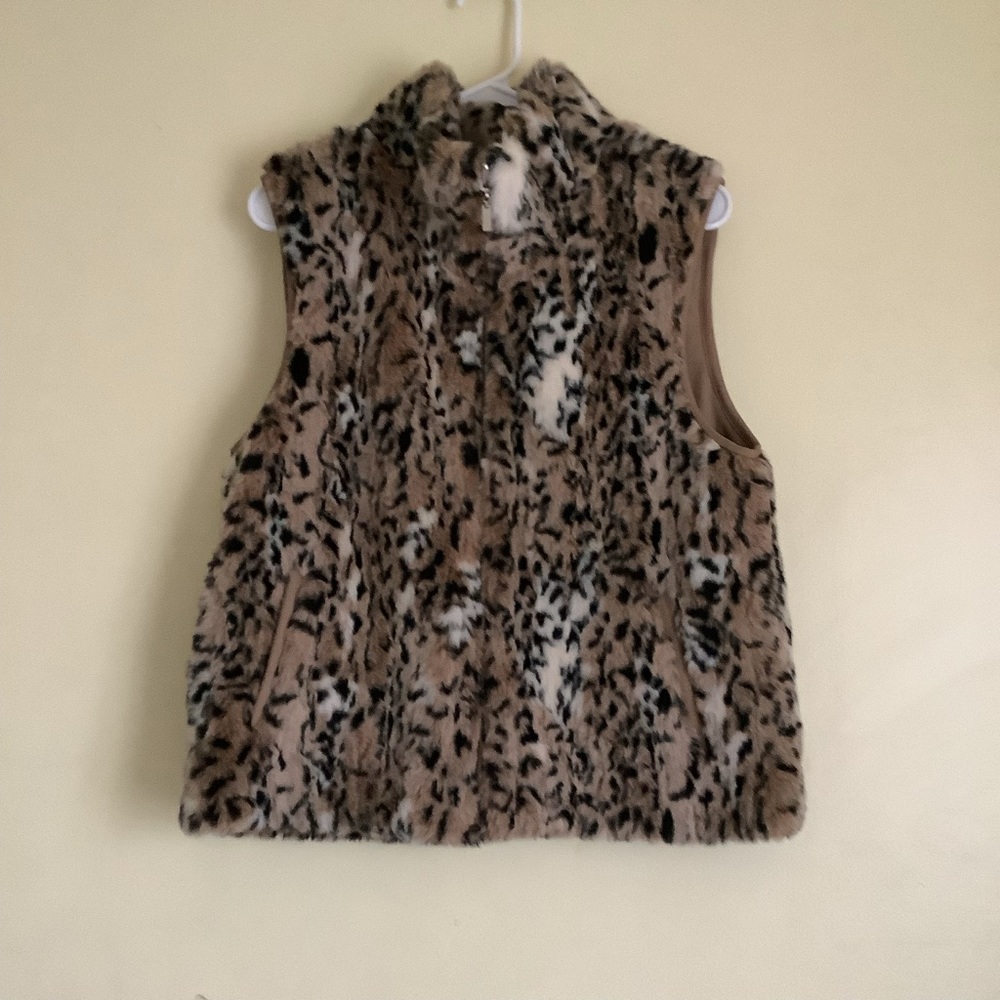 Giacca Animal Faux Fur Vest